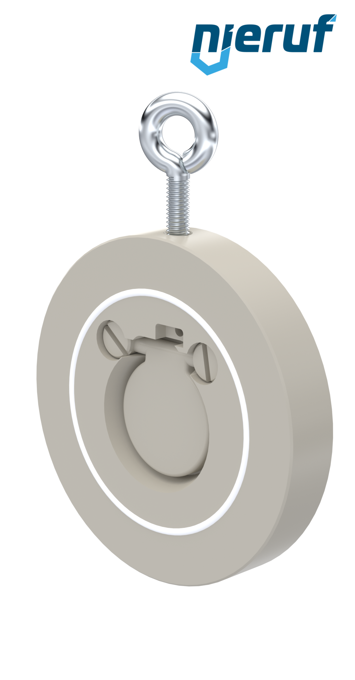 clapet anti-retour entre brides type wafer DN32 ZR06 plastique PP-H PTFE