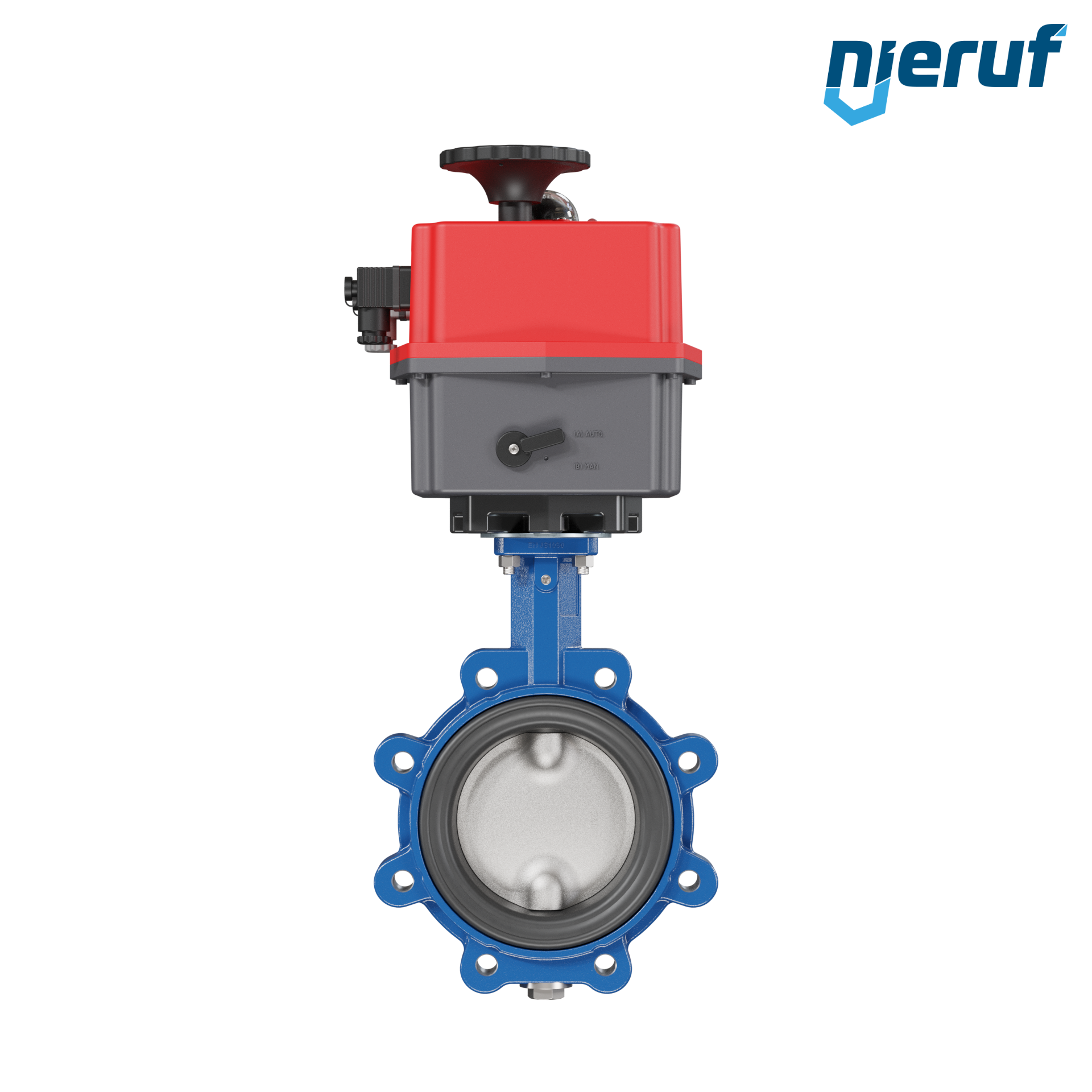 vanne papillon DN 125 avec oreilles taraudées / lug actionneur électronique 24-240V DVGW-eau potable