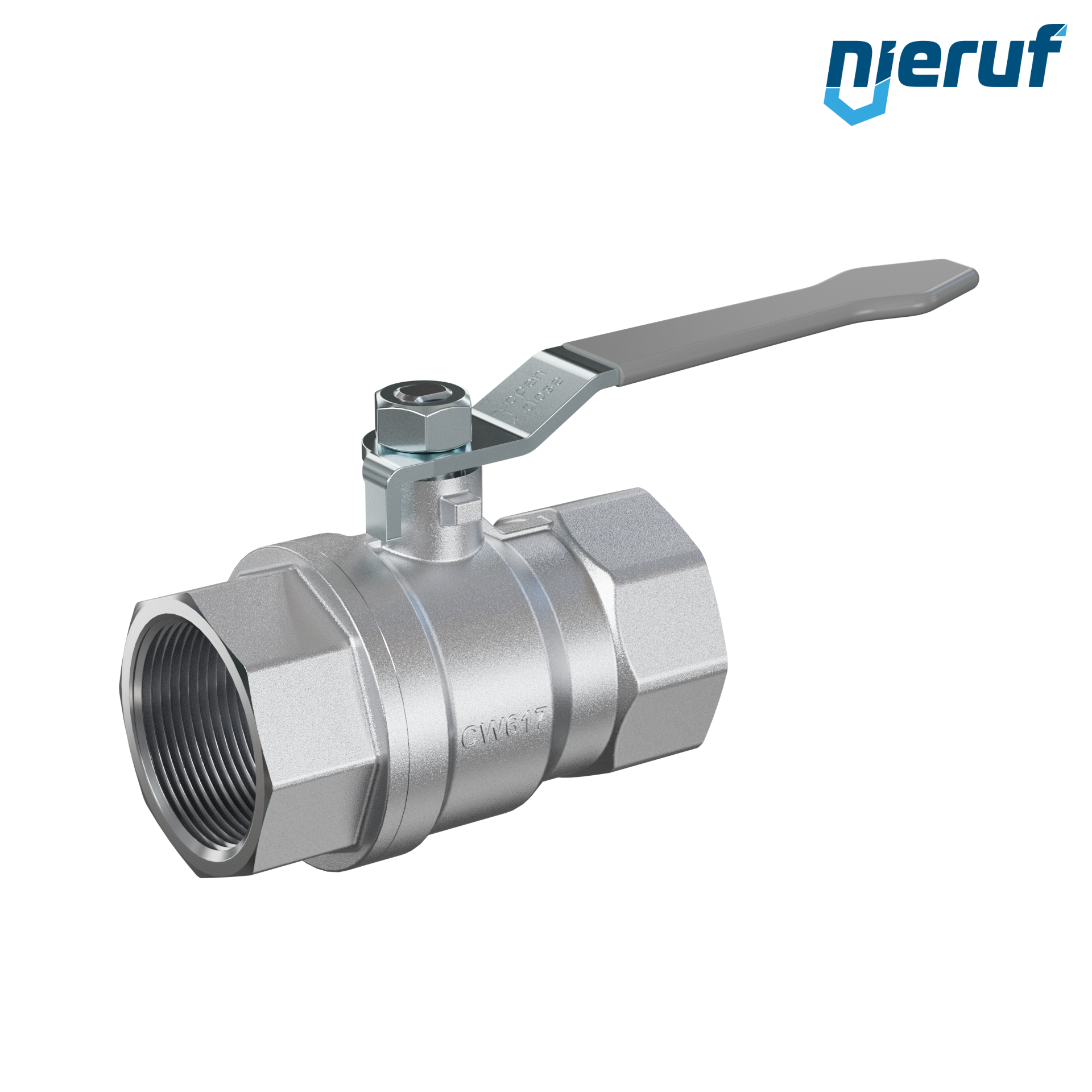 robinet à boisseau sphérique en laiton DN32 - 1 1/4" pouce GK02 gaz et eau potable DVGW