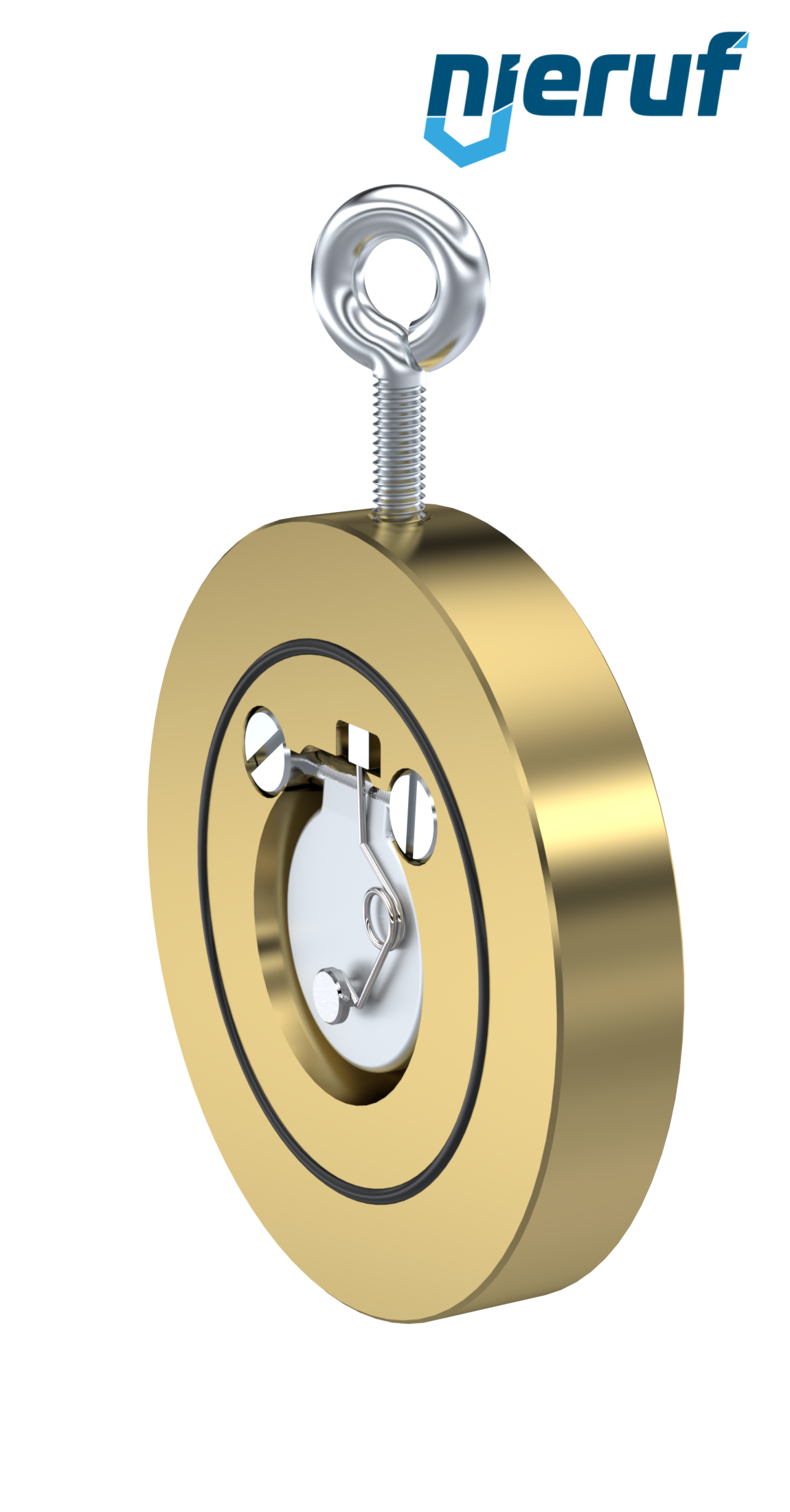 clapet anti-retour entre brides type wafer avec ressort DN32 ZR10 aluminium-bronze 2.0975 NBR