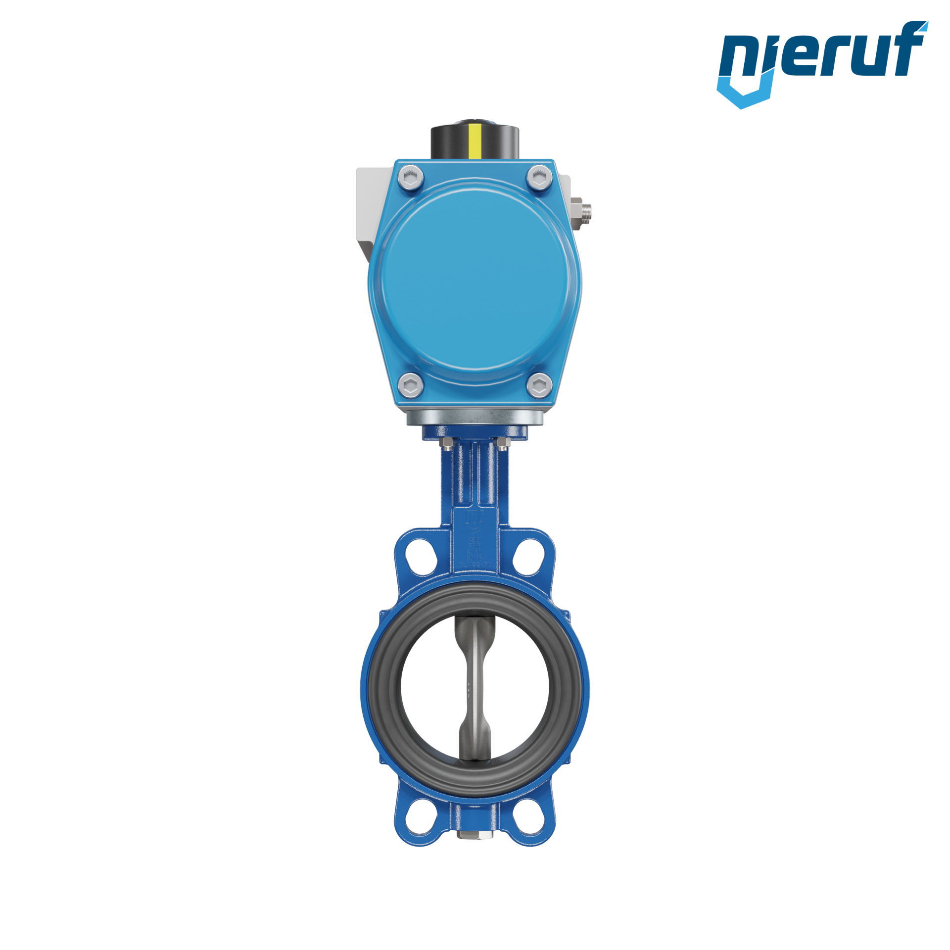 vanne papillon DN 100 AK01 EPDM DVGW eau potable, WRAS, ACS, W270 actionneur pneumatique à simple effet ouverture par ressort