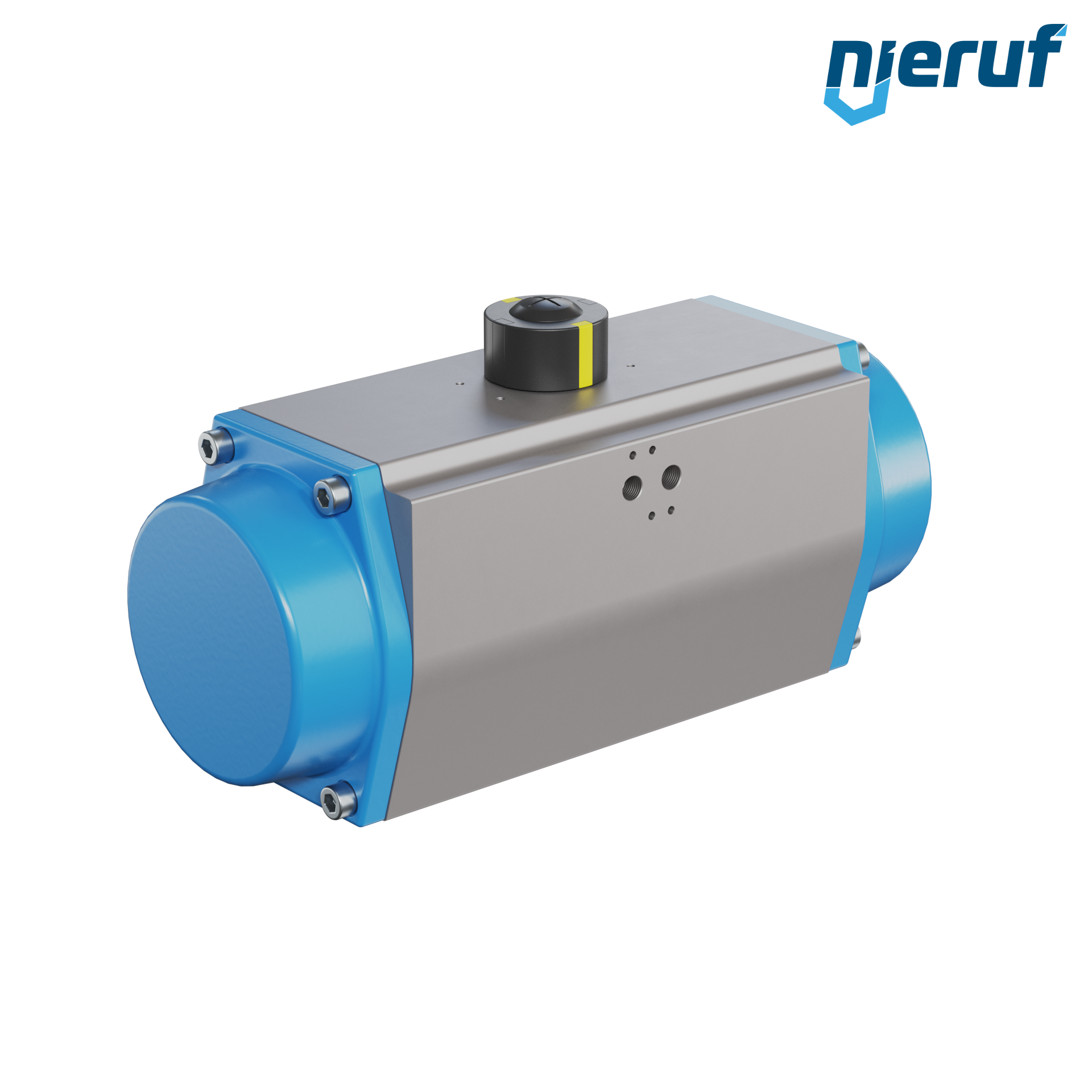 actionneur pneumatique AN02 simple effet, fermeture par ressort GS-140 90° avec 12 ressorts