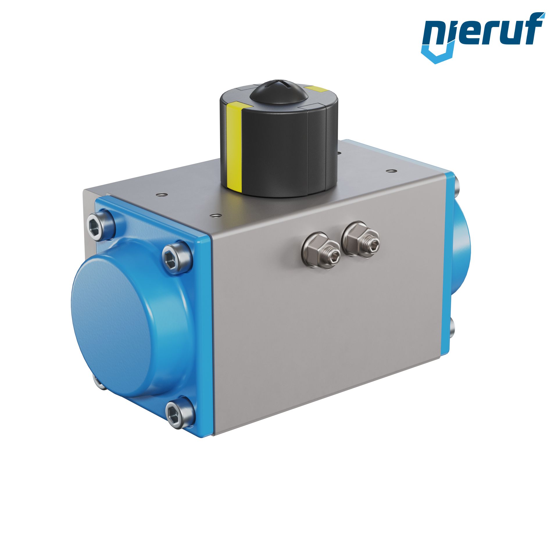 actionneur pneumatique AN02 simple effet, ouverture par ressort GS-052 90° avec 3 ressorts