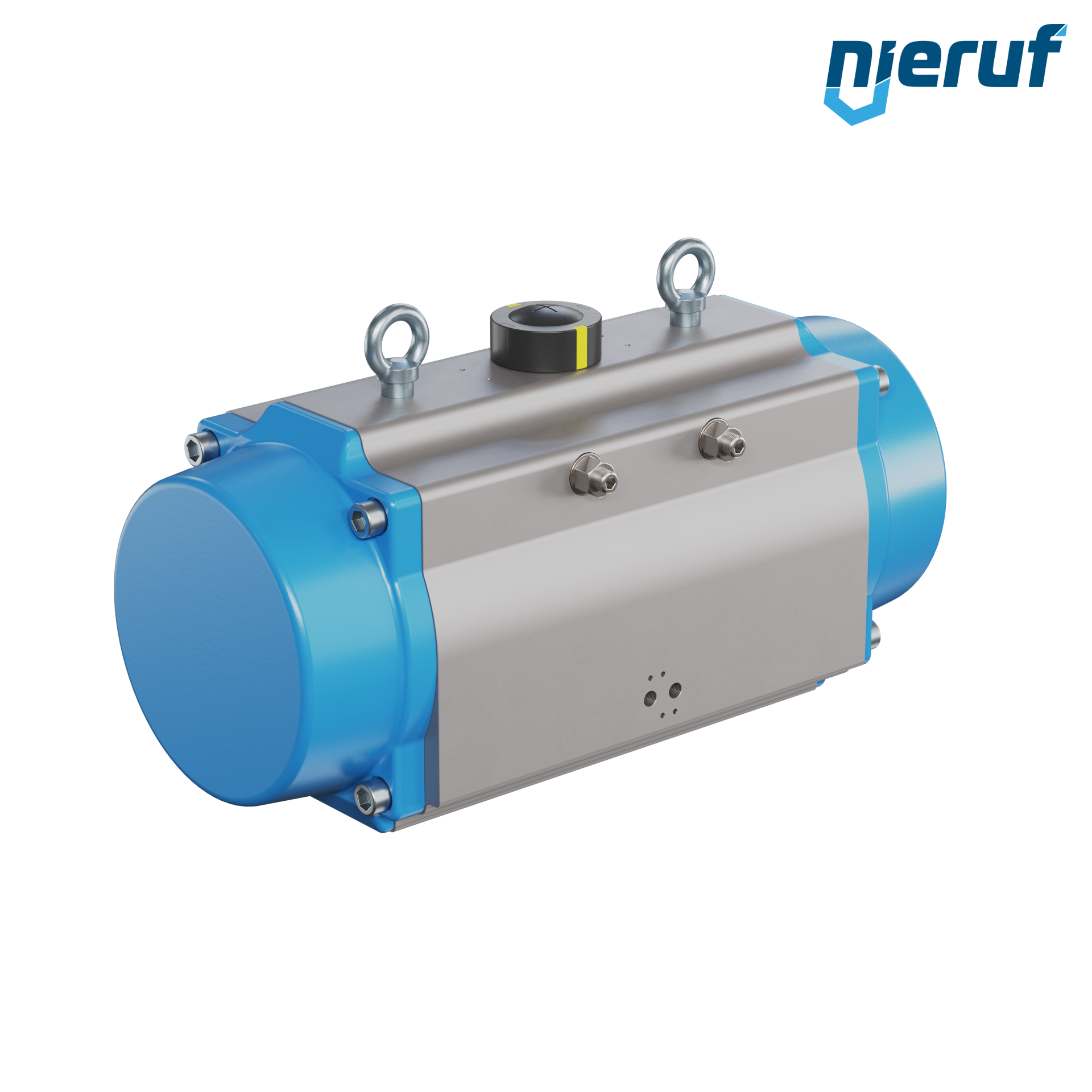 actionneur pneumatique AN02 simple effet, fermeture par ressort GS-240 90° avec 4 ressorts
