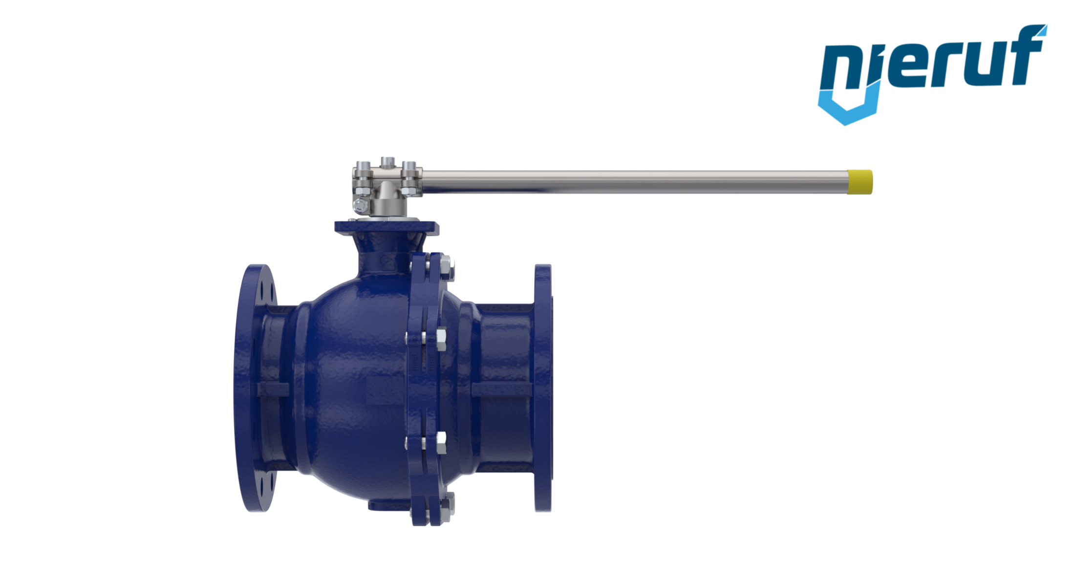 robinet à boisseau sphérique à brides pour vapeur d'eau DN200  FK12 acier moulé 1.0619