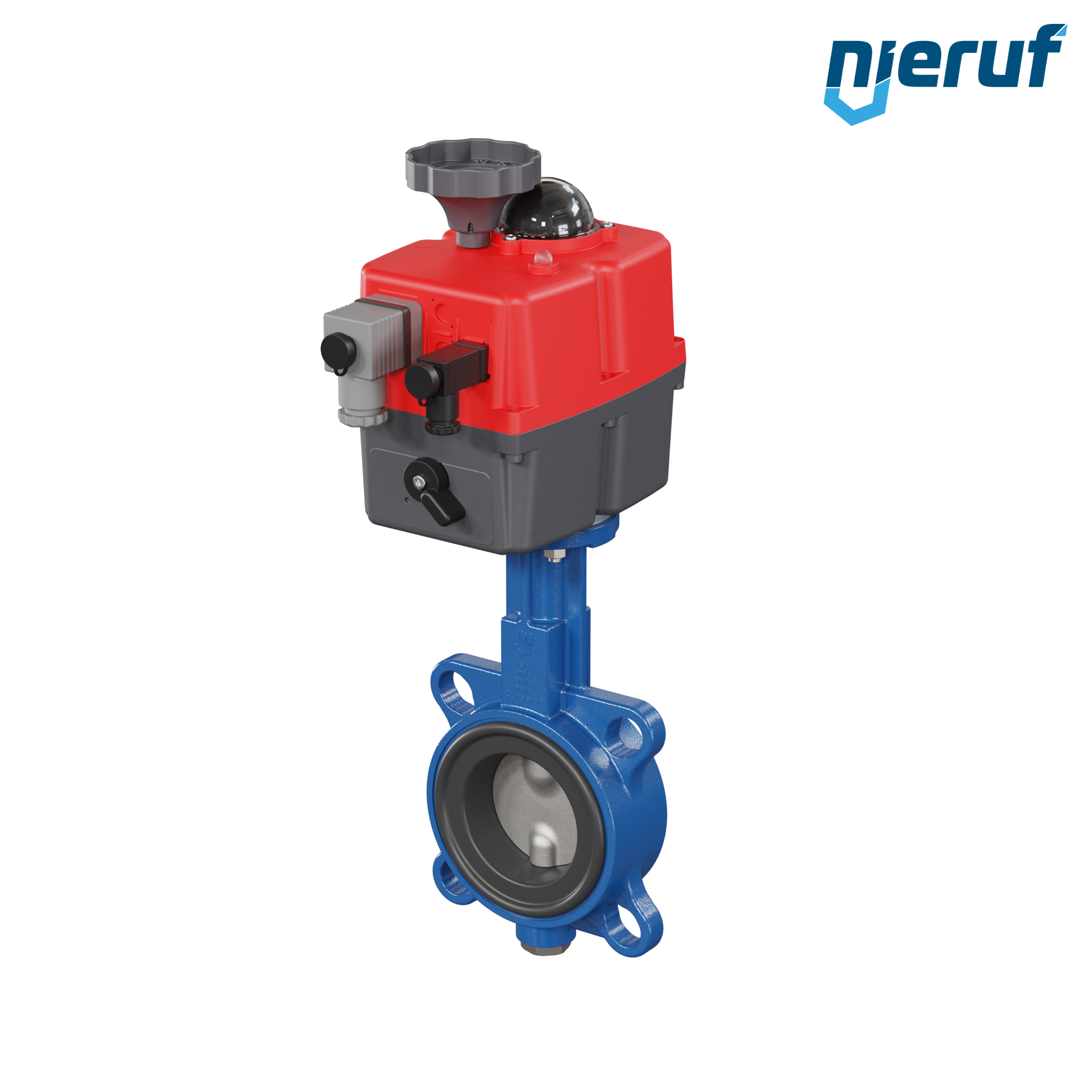 vanne papillon DN 65 avec oreilles centrées / wafer actionneur électronique 24-240V DVGW-eau potable