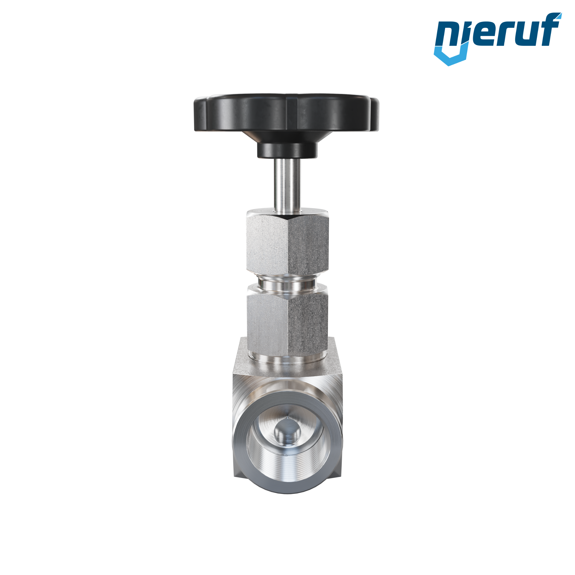 vanne à pointeau haute pression  3/4" pouce NV01 acier inoxydable 1.4571