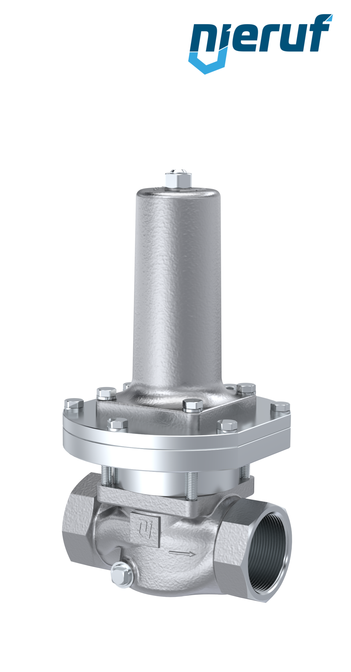 réducteur de pression  1 1/2" pouce NPT DM12 acier inoxydable FPM / FKM 0.2 - 2.0 bar
