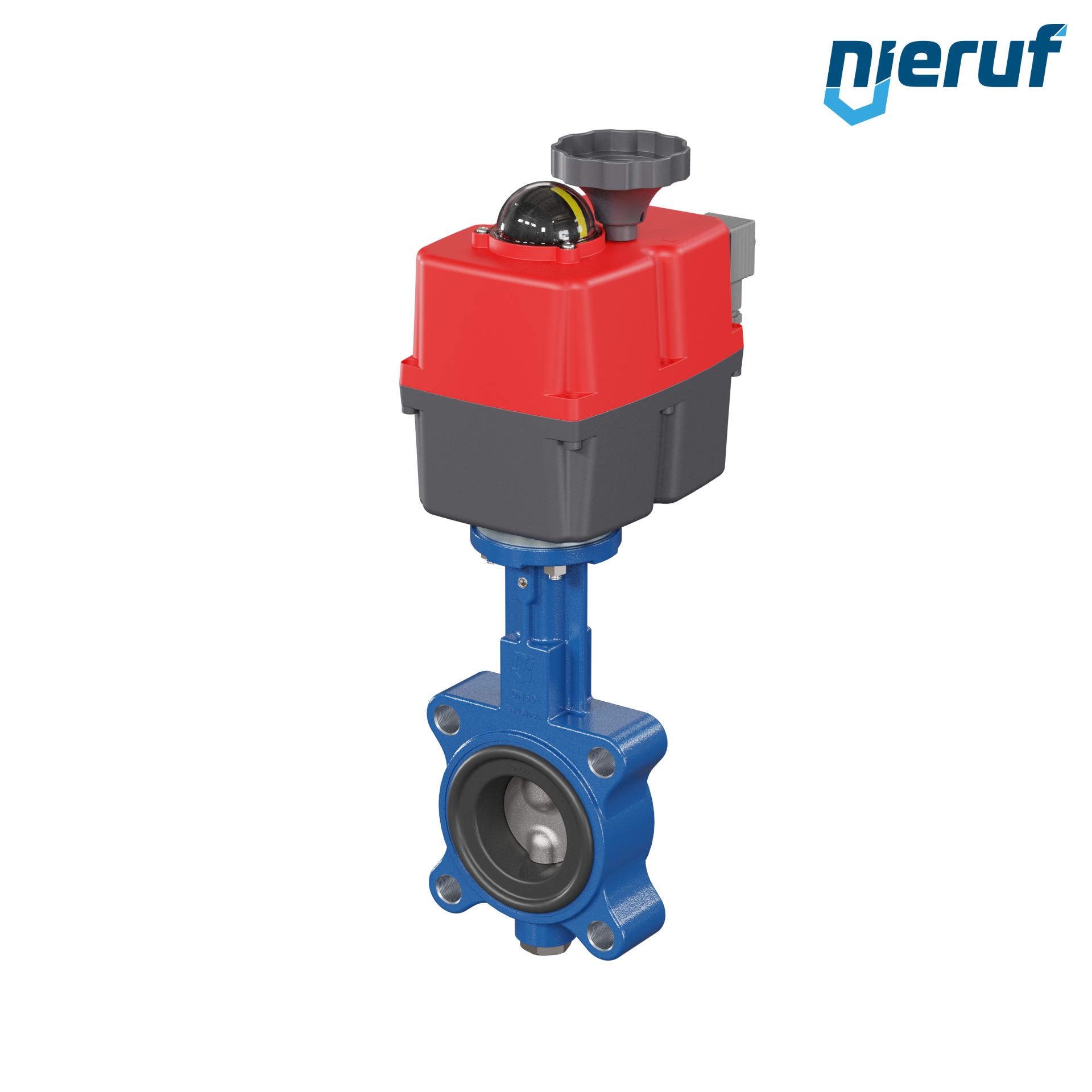 vanne papillon DN 50 avec oreilles taraudées / lug actionneur électronique 24-240V DVGW-eau potable