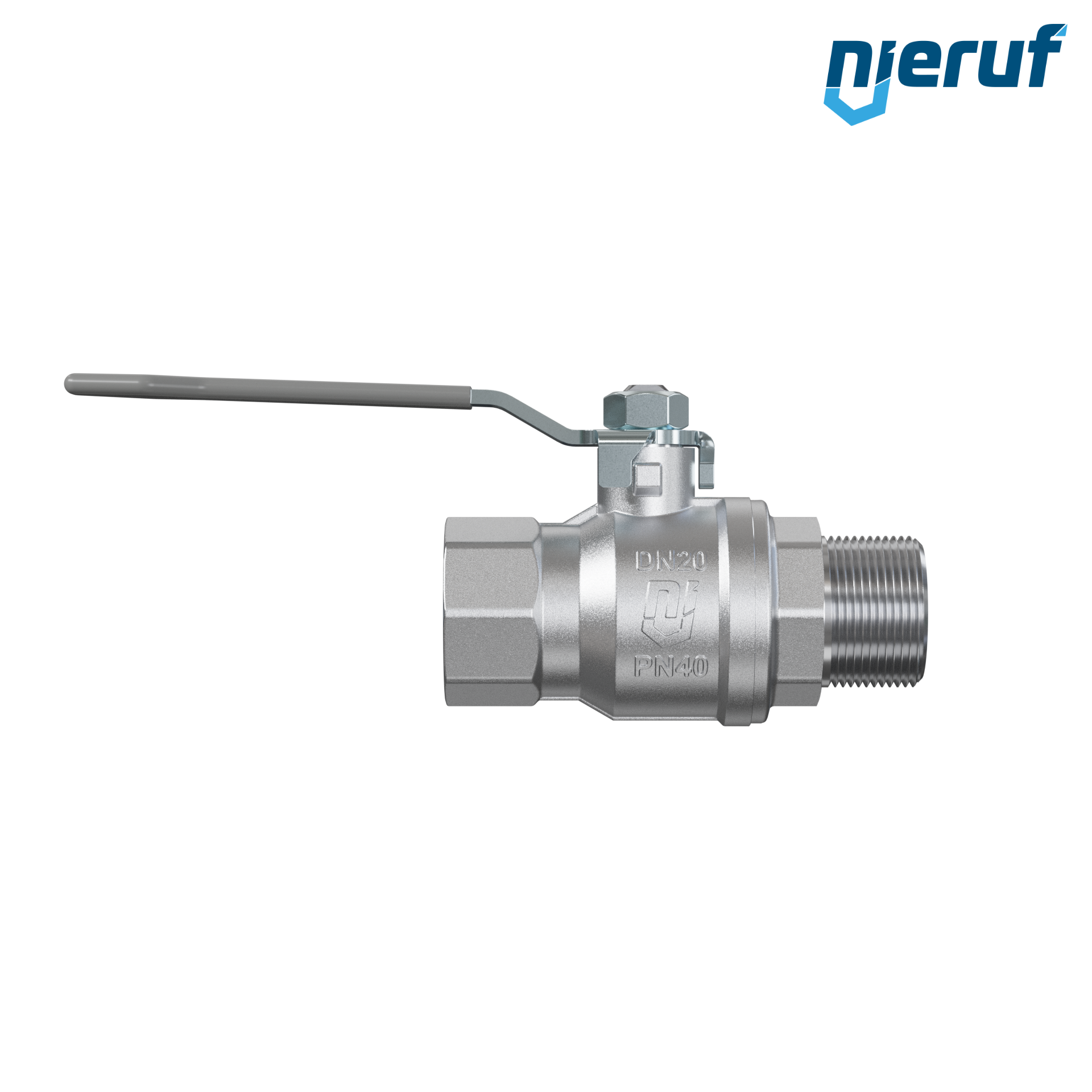 robinet à boisseau sphérique en laiton DN20 - 3/4" pouce GK02 femelle/mâle