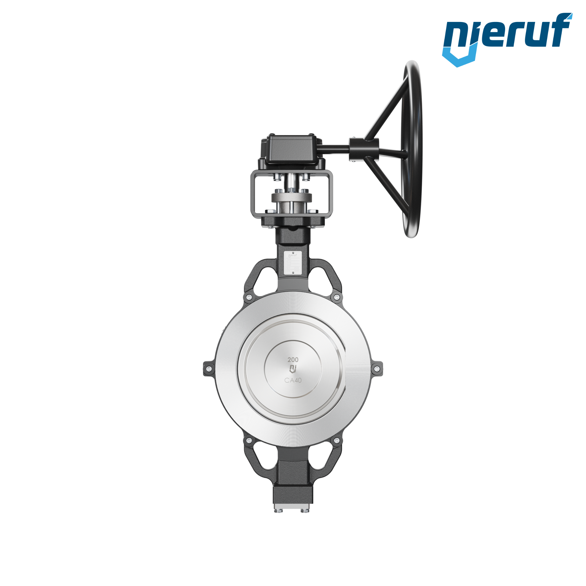 vanne papillon double excentration AK11 DN 200 PN10-40 ANSI150-300 engrenage
