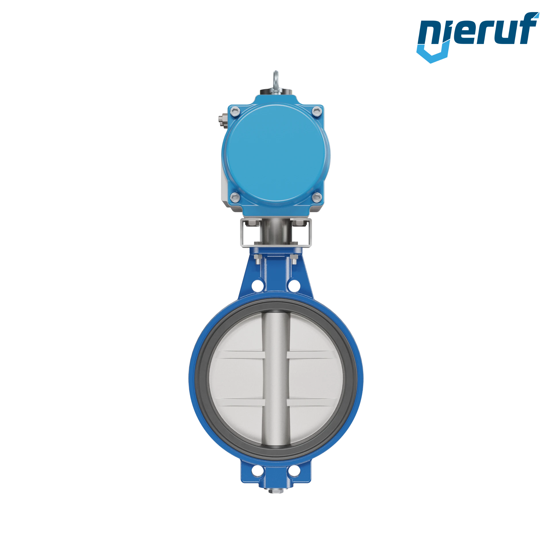 vanne papillon DN 350 AK01 FPM actionneur pneumatique à simple effet fermeture par ressort