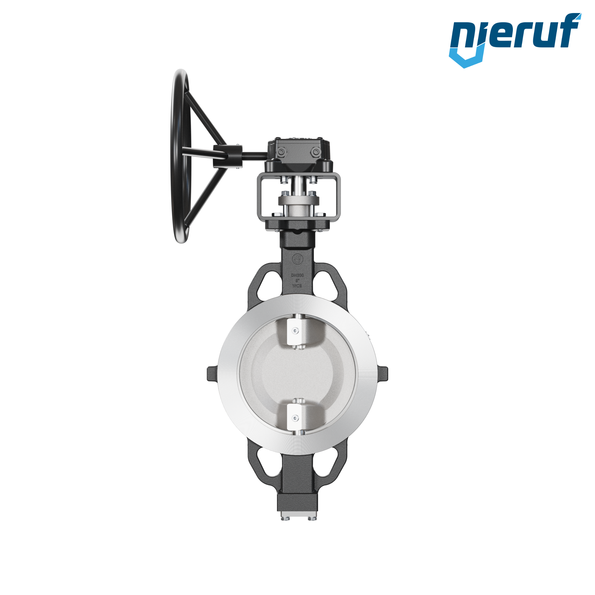 vanne papillon double excentration AK11 DN 200 PN10-40 ANSI150-300 engrenage