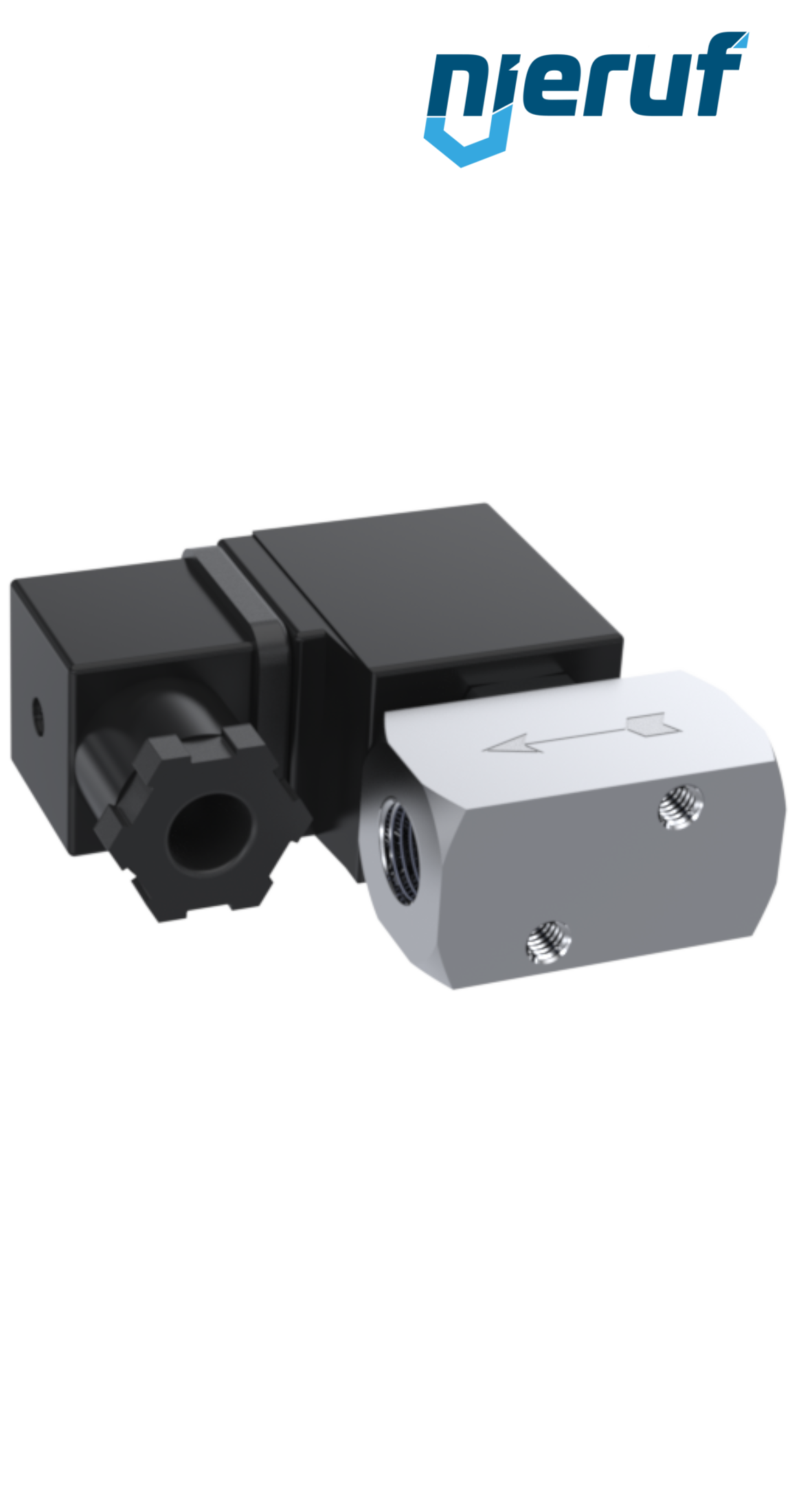électrovanne DN1,0 G 1/4" pouce acier inoxydable EV08 FKM 24V DC