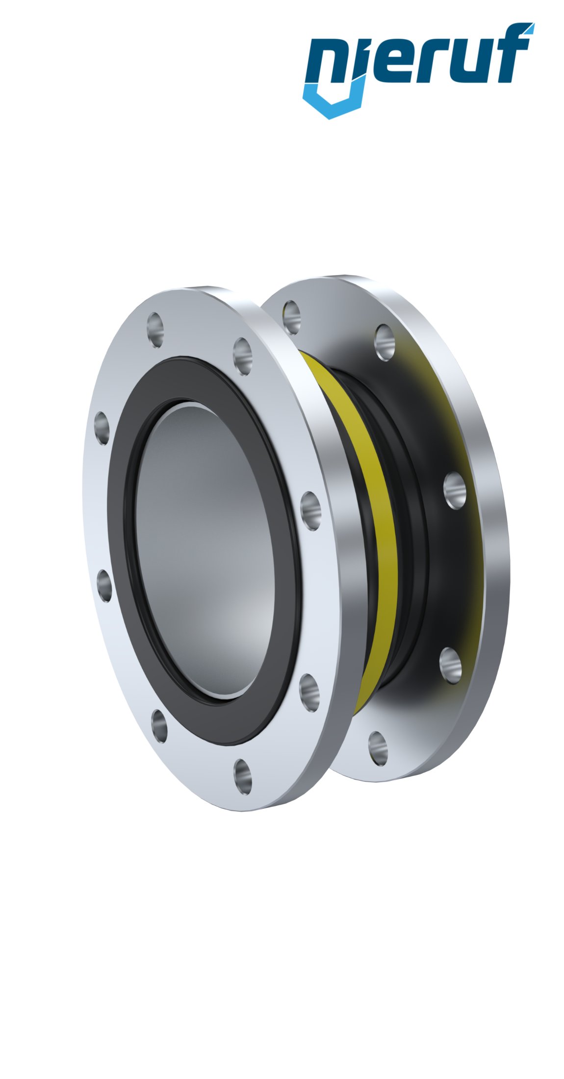 Compensateur déflecteur DN65 modèle KP04 brides en acier NBR