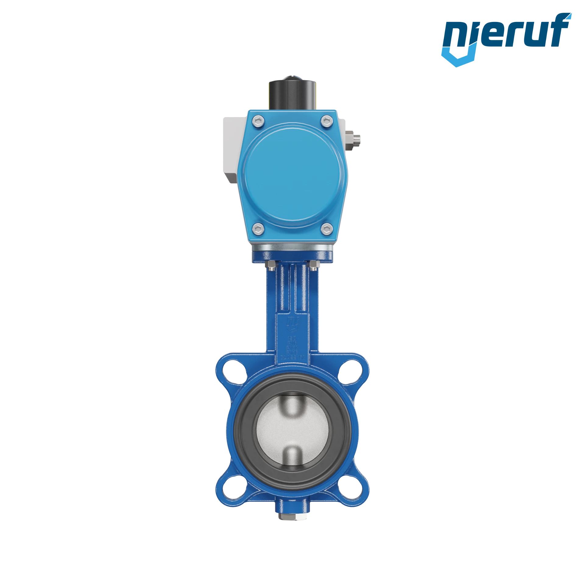 vanne papillon DN 65 AK01 FPM actionneur pneumatique à simple effet fermeture par ressort