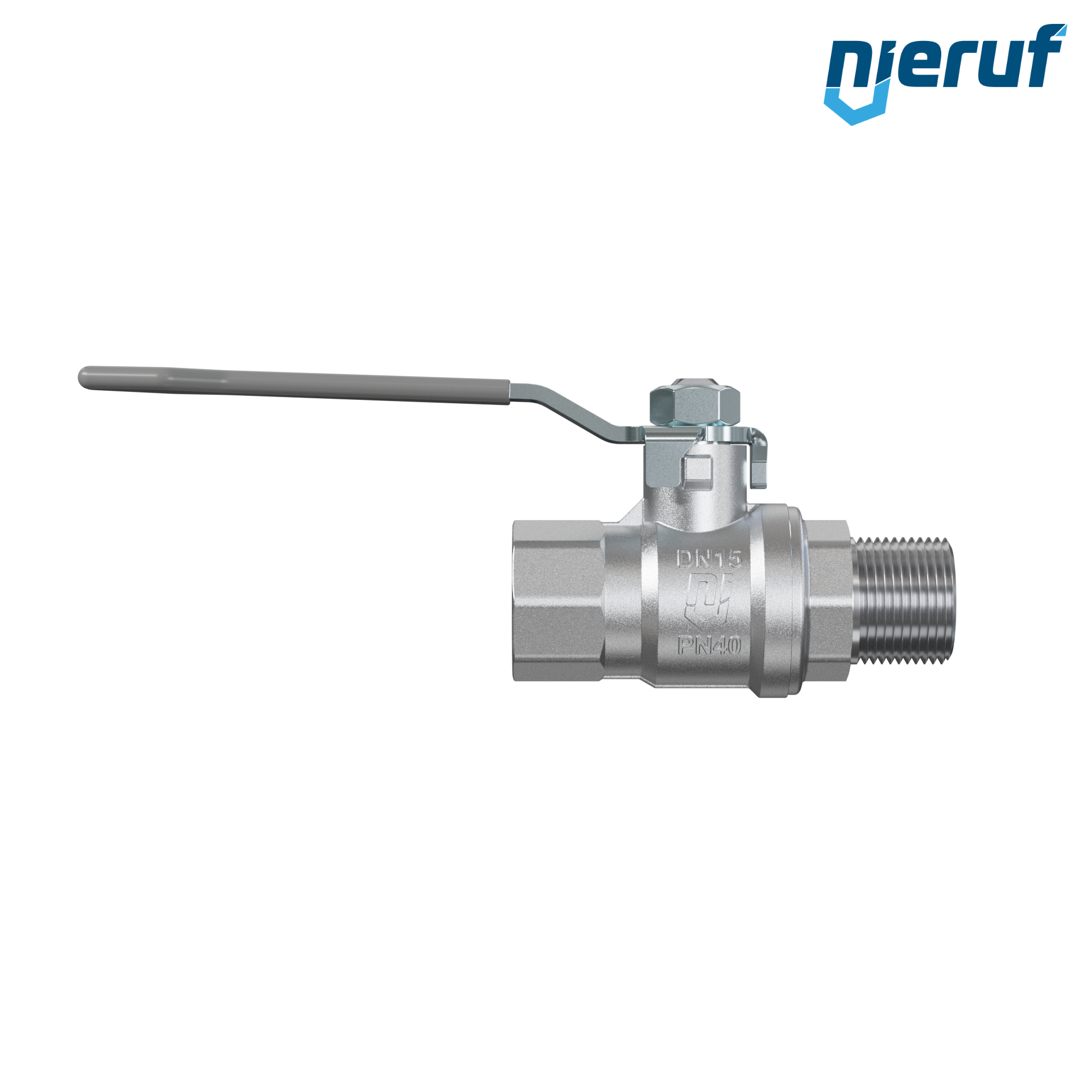 robinet à boisseau sphérique en laiton DN15 - 1/2" pouce GK02 femelle/mâle