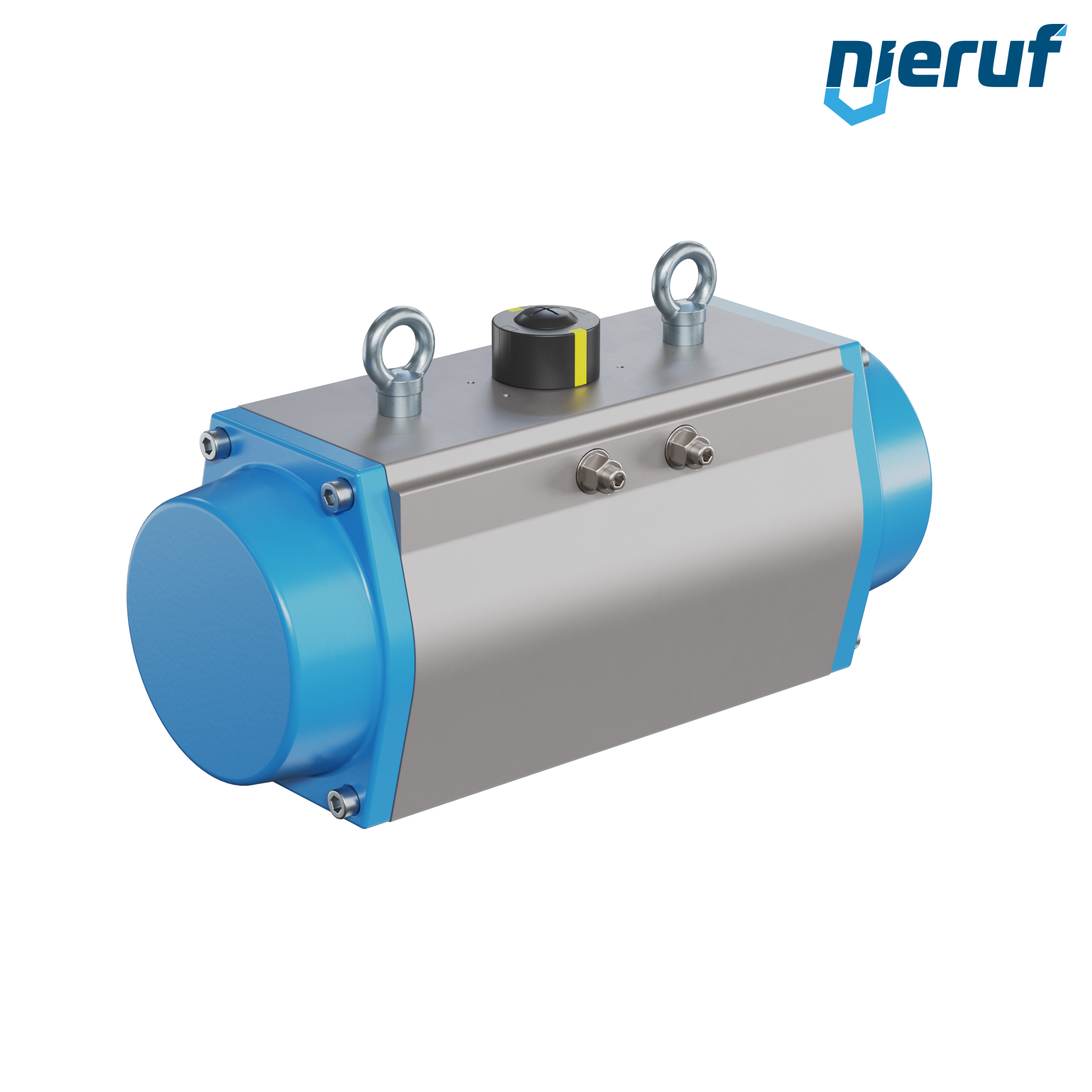 actionneur pneumatique AN02 simple effet, fermeture par ressort GS-160 90° avec 10 ressorts
