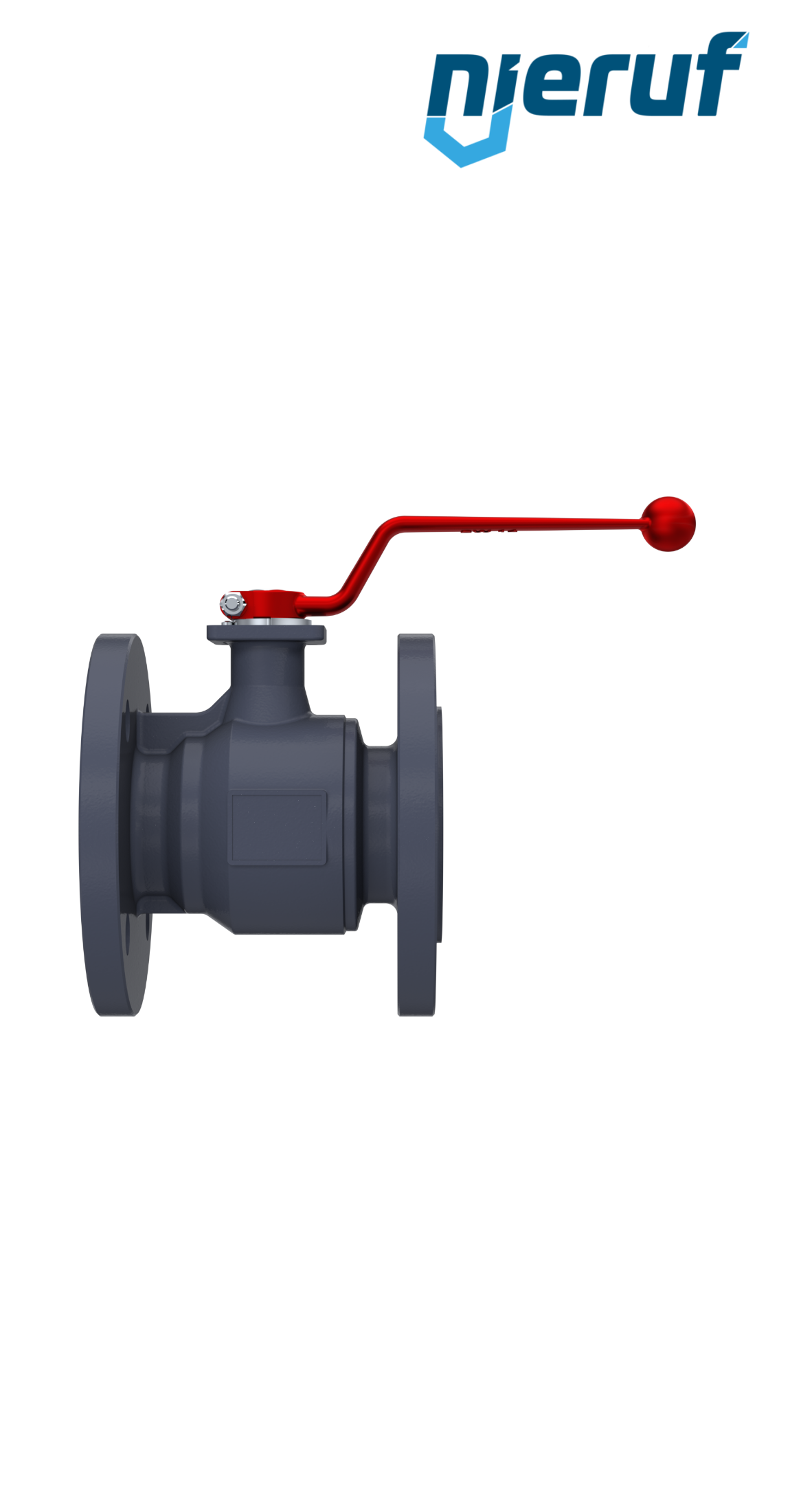 robinet à boisseau sphérique à brides DN40 FK02 fonte à graphite sphéroïdal GJS 400-18 sphère entièrement  en acier inoxydable 1.4408