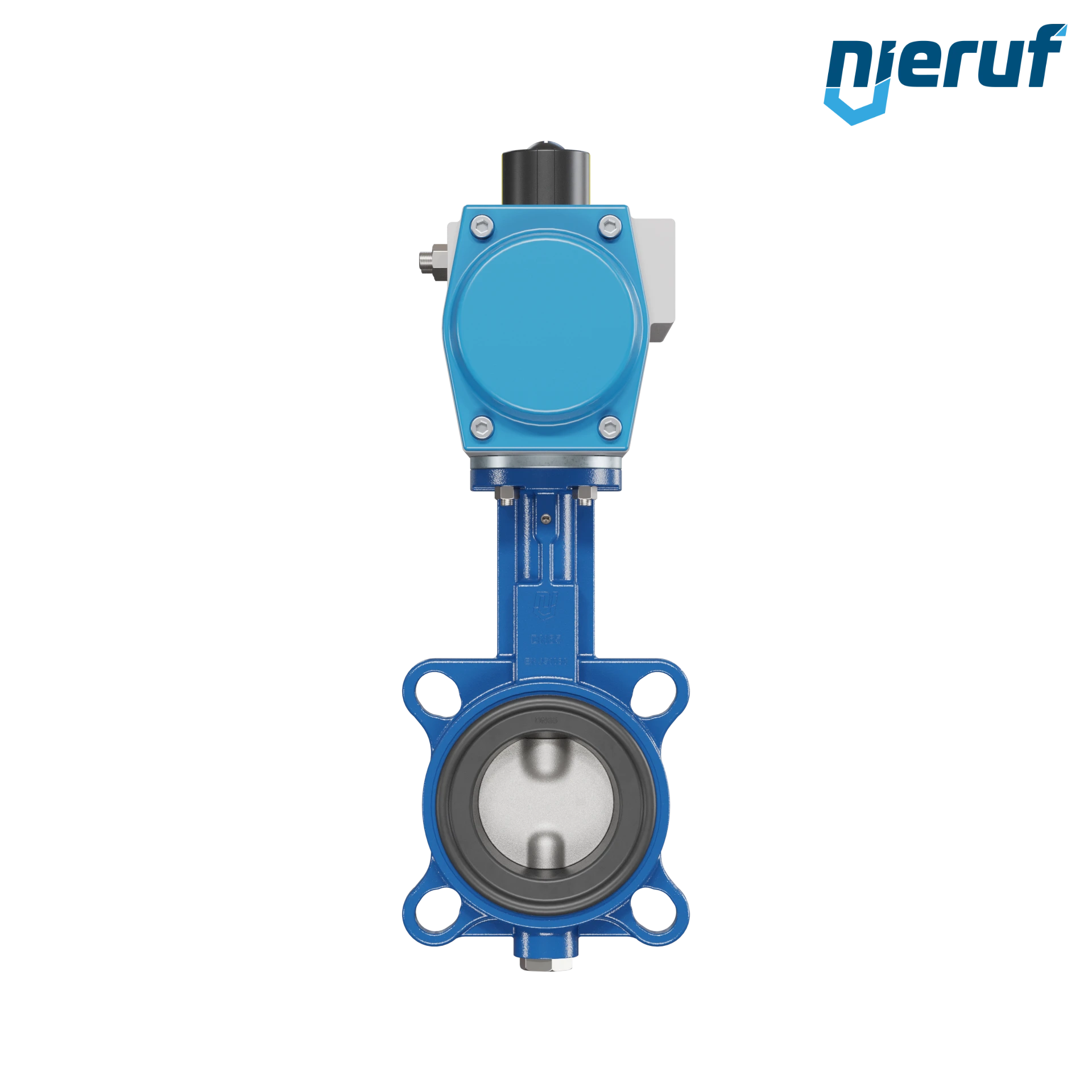 vanne papillon DN 65 AK01 FPM actionneur pneumatique à simple effet fermeture par ressort
