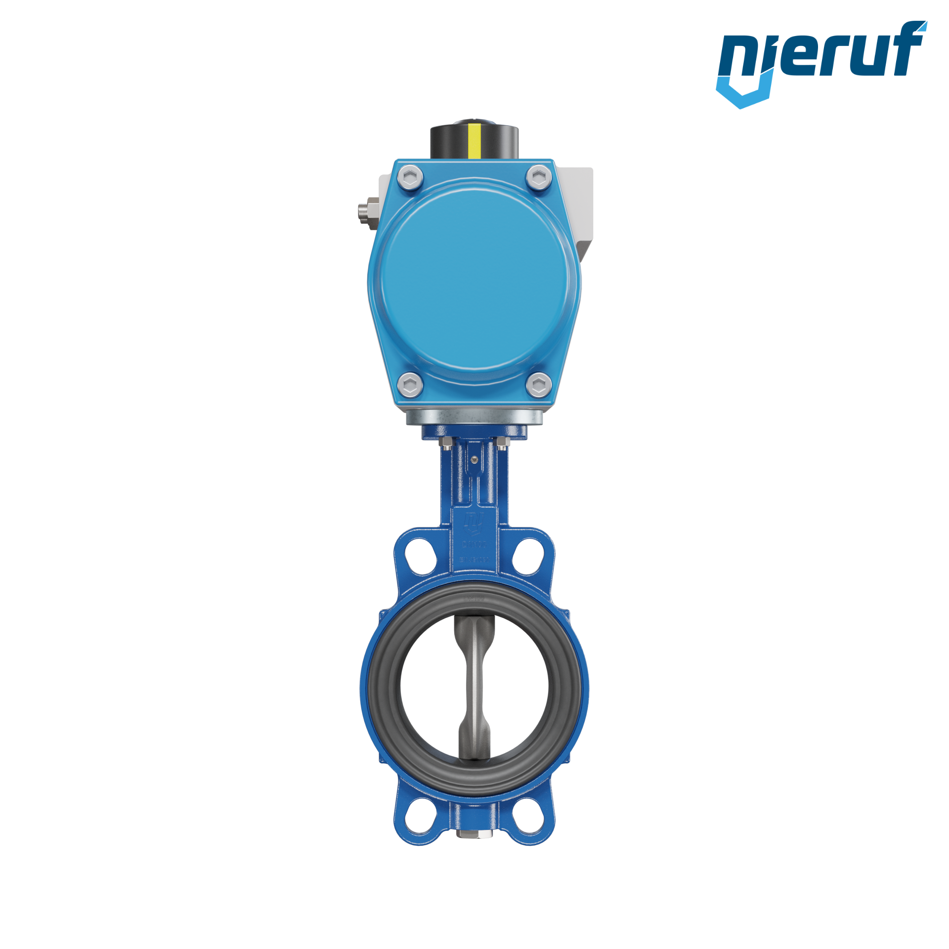 vanne papillon DN 100 AK01 EPDM DVGW eau potable, WRAS, ACS, W270 actionneur pneumatique à simple effet ouverture par ressort