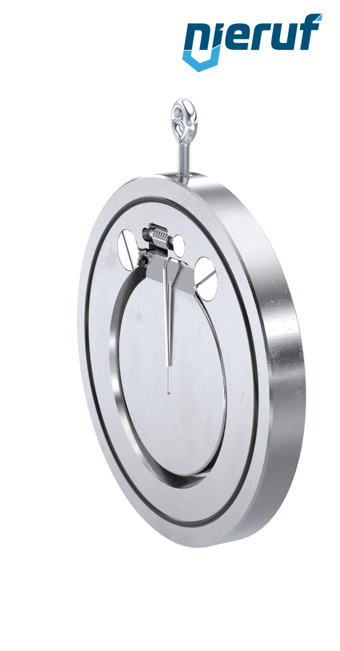 clapet anti-retour entre brides type wafer avec ressort DN125 ZR04 acier inoxydable 1.4408 NBR