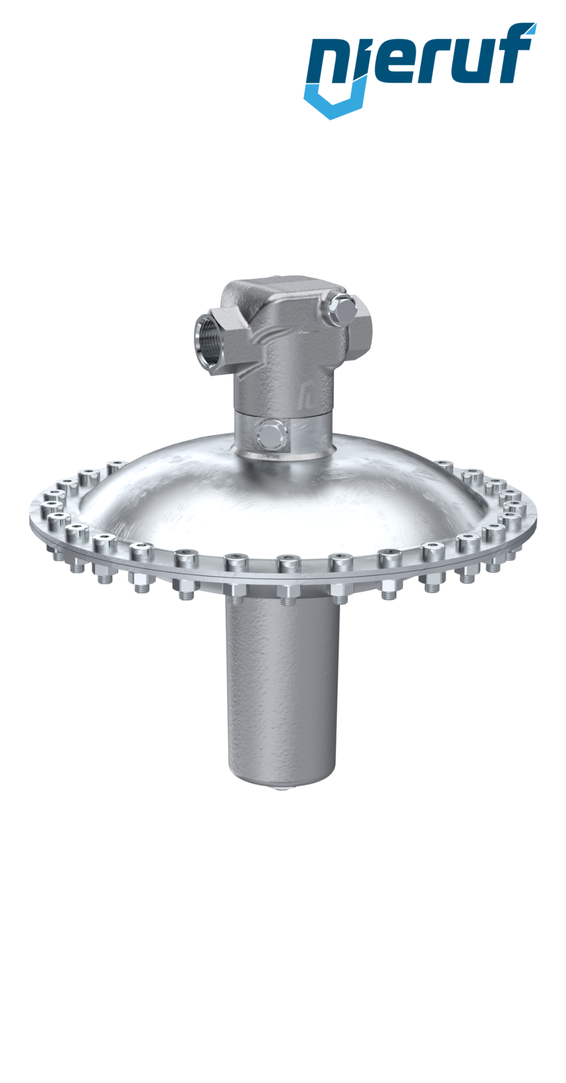 Réducteur de pression en mbar DN32 DM24 femelle NPT acier inoxydable EPDM 7 - 100 mbar