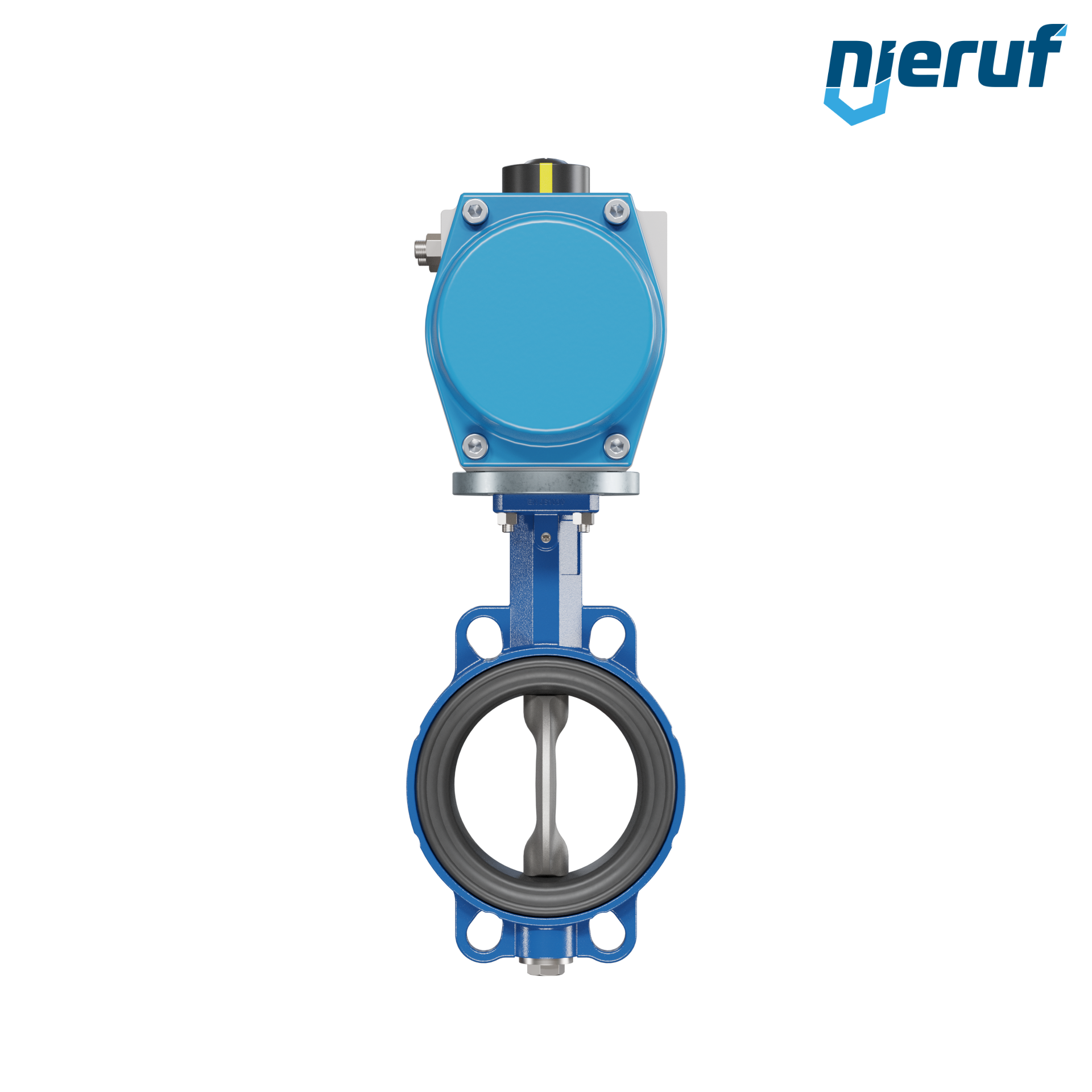 vanne papillon DN 125 AK01 EPDM DVGW eau potable, WRAS, ACS, W270 actionneur pneumatique à simple effet ouverture par ressort