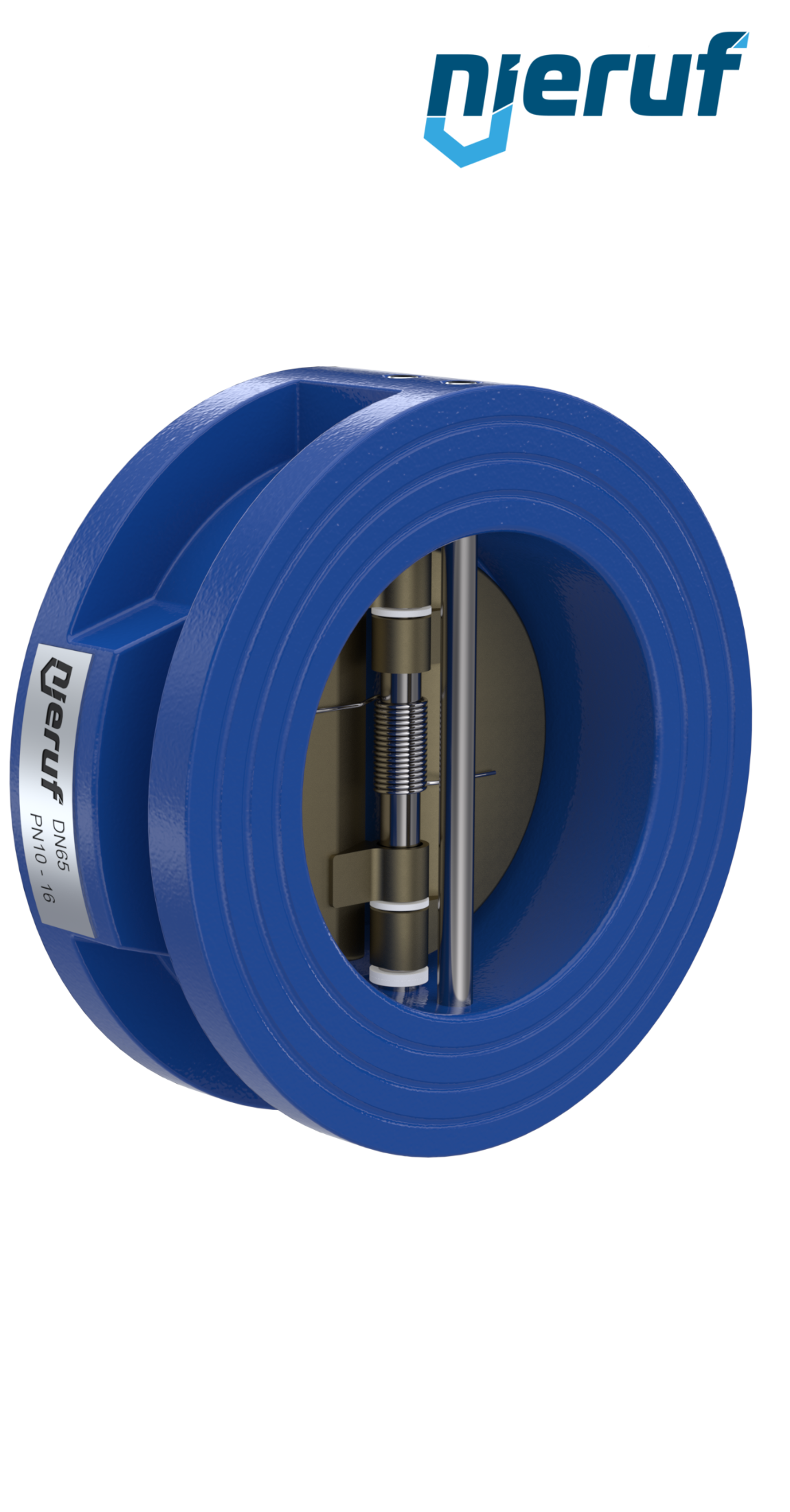 clapet anti-retour à double battant DN65 DR04 GGG40 NBR