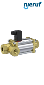 vanne coaxiale à 3/2 voies 1" pouce femelle - DN25 laiton 230V AC NC - pour application avec de l'eau vanne coaxiale à 3/2 voies 1" pouce femelle - DN25 laiton 230V AC NC - pour application avec de l'eau
