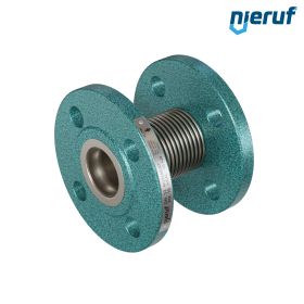 Compensateur axial DN32 Modèle KP03 bride acier manchon acier inoxydable