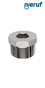 raccord réducteur 3" x 1 1/2" pouce acier inoxydable 316 mâle x femelle