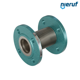Compensateur axial DN50 Modèle KP03 bride acier manchon acier inoxydable