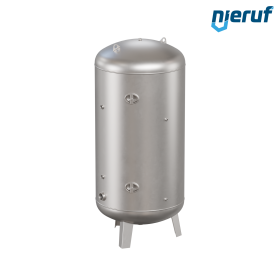 Réservoir d'eau sous pression debout BE04 2000 litres, 0-6 bar, acier inoxydable Réservoir d'eau sous pression debout BE04 2000 litres, 0-6 bar, acier inoxydable