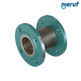 Compensateur axial DN65 Modèle KP03 bride acier manchon acier inoxydable