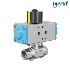 robinet à boisseau sphérique pneumatique DN15 - 1/2" pouce actionneur rotatif à double effet PK02