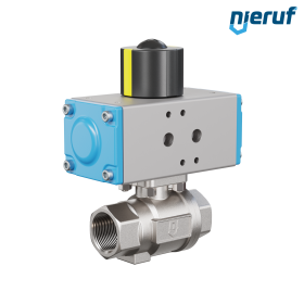 robinet à boisseau sphérique pneumatique DN20 - 3/4" pouce actionneur rotatif à double effet PK02
