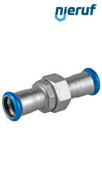 raccord droit à visser à sertir F x F DN25 - 28,0 mm acier inoxydable raccord droit à visser à sertir F x F DN25 - 28,0 mm acier inoxydable