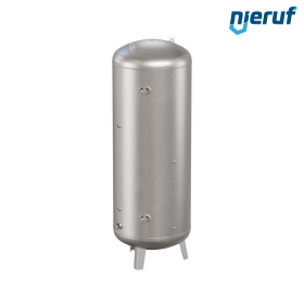 Réservoir d'eau sous pression debout BE04 3000 litres, 0-6 bar, acier inoxydable