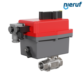 robinet à boisseau sphérique DN15 - 1/2" pouce acier inoxydable électrique 24V EK02