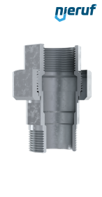 Raccord en fonte malléable raccord union n° 331, DN50 - 2" pouce galvanisé
