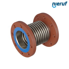Compensateur axial DN100 modèle KP05 bride fixe et soufflet en acier inoxydable
