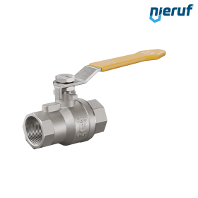 robinet à boisseau sphérique pour gaz en acier inoxydable DN20 - 3/4" pouce GK07 biogaz DVGW