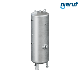 Réservoir haute pression debout BE02 500 litres, 0-26 bar, acier galvanisé Réservoir haute pression debout BE02 500 litres, 0-26 bar, acier galvanisé