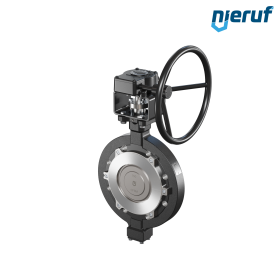 vanne papillon triple excentration acier moulé AK14 DN 150 PN10-16 engrenage vanne papillon triple excentration acier moulé AK14 DN 150 PN10-16 engrenage
