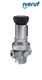 régulateur de pression de précision 1/4" pouce DM15 acier inoxydable EPDM 0.5 - 15.0 bar