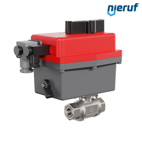 robinet à boisseau sphérique DN8 - 1/4" pouce acier inoxydable électrique 100-240V EK02