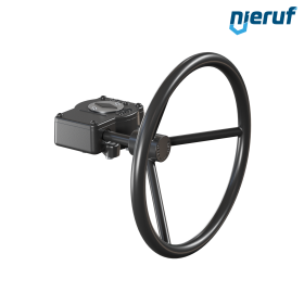 réducteur HB03 en fonte avec volant taille 2 ISO5211 F10 connexion 22mm carré diagonal