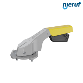 levier manuel HB01 en aluminium avec poignée jaune taille 0 F05 14mm levier manuel HB01 en aluminium avec poignée jaune taille 0 F05 14mm