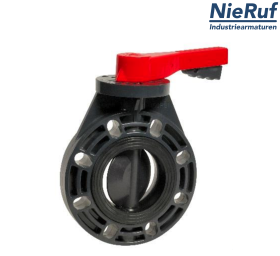 vanne papillon-PVC-U DN 125 PN10 AK07 EPDM levier manuel vanne papillon-PVC-U DN 125 PN10 AK07 EPDM levier manuel